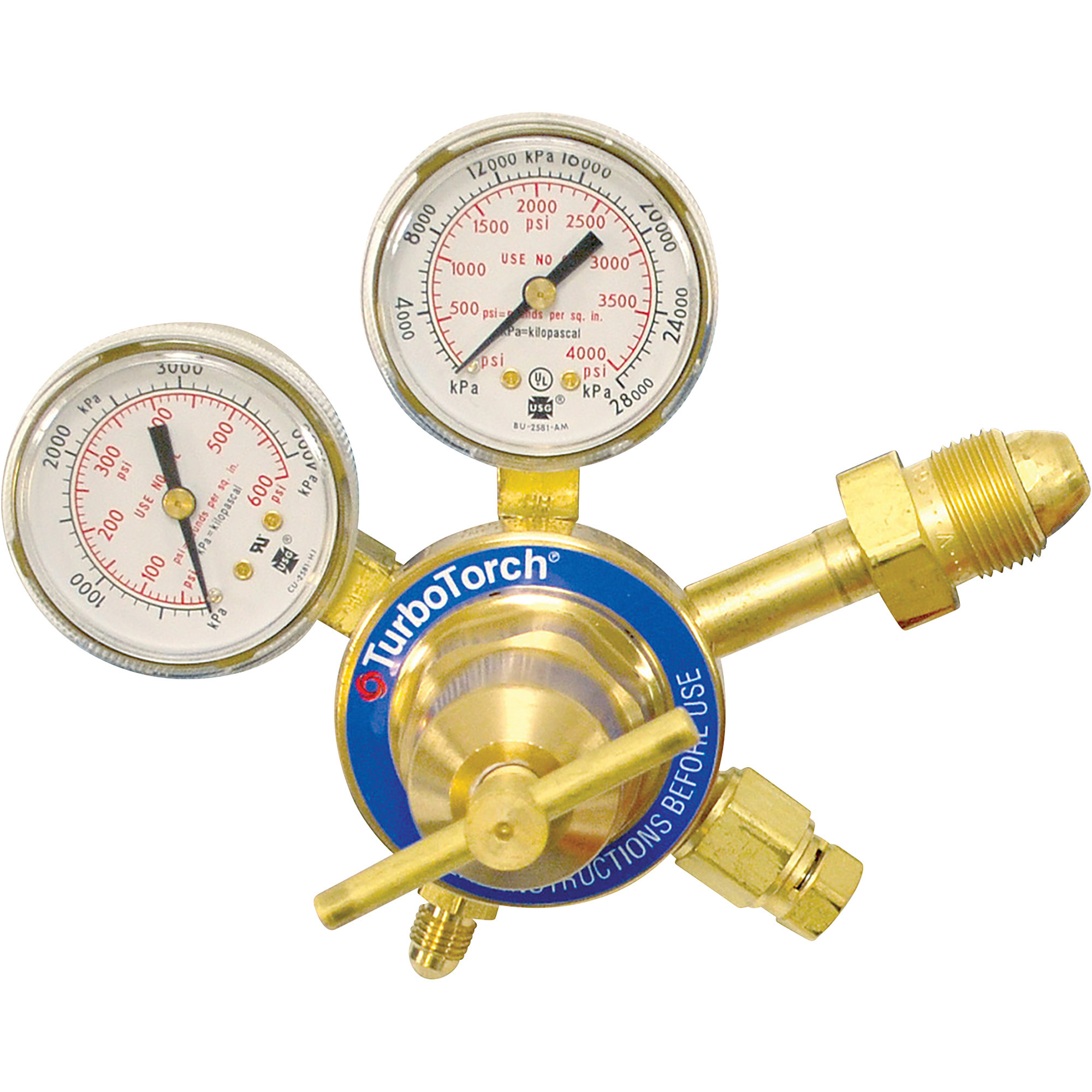 Victor Nitrogen Purging Regulator, 0500 PSIG, 580 CGA Fitting, Model